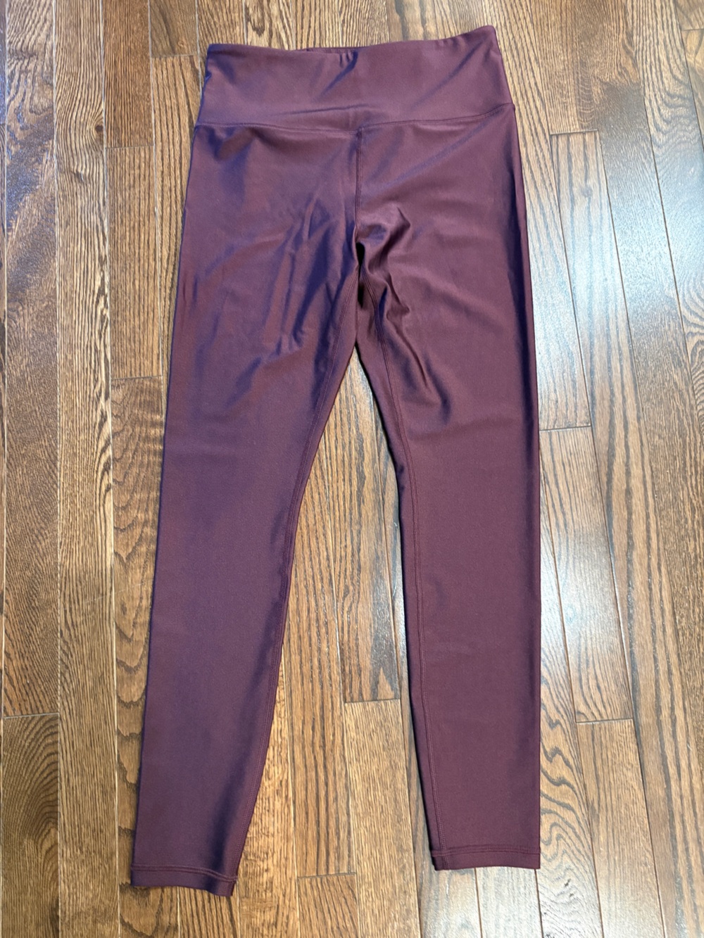 Women’s High-Waist Burgundy Active Leggings